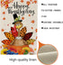 Happy Thanksgiving Garden Flags 12.5 x 18 Inch, Be Thankful Thanksgiving Flag Double Sided Decorative Turkey Fall Garden Flag for Thanksgiving Day...