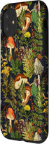 iPhone 11 Mushroom woodland scene elderberries fungi nature shrooms Case...