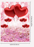 Valentine's Day Love Heart Photography Backdrops 5x7ft Pink Rose Flowers Wedding Photo Background for Pictures Newborn Bridal Shower Birthday Part...