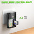 EBL Smart Rapid AA AAA Charger for AA AAA 9V Rechargeable Batteries Ni-MH Ni-CD Rechargeable Batteries...