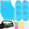 12 Pieces Car Rearview Mirror Film Rainproof Waterproof Anti Fog Nano Coating for Mirrors and Side Windows...
