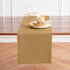 Solino Home Linen Table Runner 48 Inches - 100% Pure Linen Camel Table Runner 14 x 48 Inch Ideal for Dresser and Coffee Tables - Fall, Autumn, Tha...