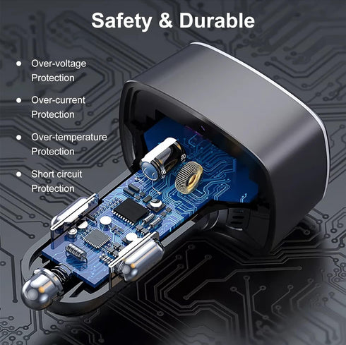 USB C Car Charger 95W, PD 65W PPS 45W QC3.0 30W Type-C Fast Cigarette Lighter Charger for iPad/MacBook/Laptop iPhone 15/14/13/12 Pro Max, Samsung ...