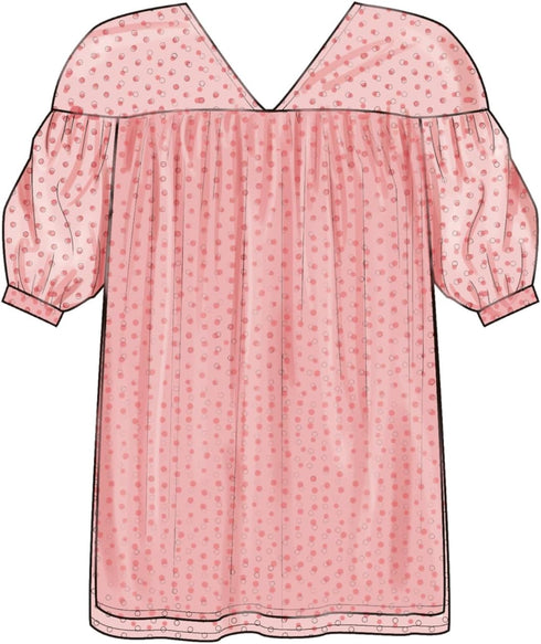 Simplicity Easy to Make Misses' Relaxed Fit Top Sewing Pattern Packet, Design Code S9921, Sizes 18-20-22-24-26, Multicolor...