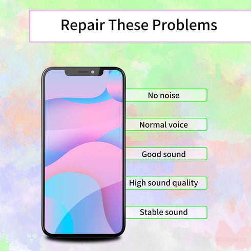 Loud Speaker Replacement for iPhone 13 Pro Max Loudspeaker Repair 13Promax Ringer Buzzer Flex Cable Fix Sound Audio Module Connector Assembly Part...
