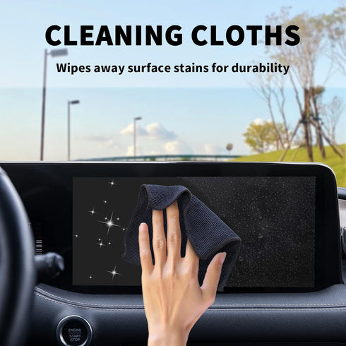 Car Screen Cleaner, Car Touch Screen Cleaner, Car Screen Cleaner Tool - Screen Cleaner Spray and Wipe Brush for Tesla Cleaner and All Screens, EV ...