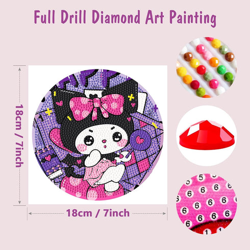 LOVKIDS Diamond Painting Kit for Kids, Diamond Art Activity with 5D Gem, Large 7.8 Inches DIY Arts and Crafts Gifts for Kids Age 6, 7, 8, 9, 10, 1...