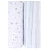 Changing Pad Cover 2 Pack - Baby Cradle Sheet with 100% Jersey Cotton - Changing Pad Covers for Boys, Newborn Essentials (Blue Stars & Stripes)...
