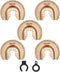 Oscillating Tool Blades, HEMUNC 5pcs Universal Semicircle Carbide Oscillating Multitool Saw Blades Accessories kit Compatible with Dewalt Dremel R...