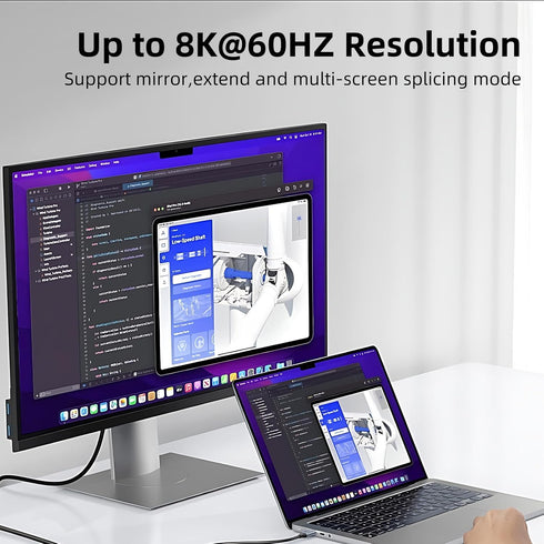 100W USB4 Cable, USB C to USB C Cable, 40Gbps Data Transmission, 3.3FT Type C Fast Charging Cable Compatible with Thunderbolt 3, Laptop, Docking, ...