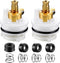 2 Pack Shower Cartridge Repair Kit Compatible with Delta Rp1991, Replacement Stem Unit Fits 1600 Series Single Handle Tub Shower Valves Includes R...