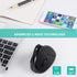 AURTEC Left-Handed Mouse, Rechargeable 2.4G Wireless Ergonomic Vertical Mice with USB Receiver, 6 Buttons and 3 Adjustable DPI 800/1200/1600 for L...