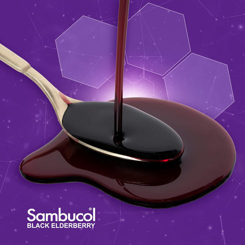 Sambucol Black Elderberry Syrup - Sambucus Elderberry Syrup, Black Elderberry Liquid, Immune Support, Elderberry Syrup for Kids and Adults, High A...