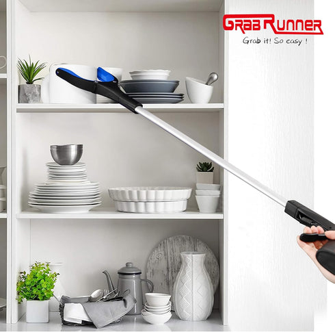 Grabber Reacher Tool - 32” Reacher Grabber Tool with Strong Magnetic and Swivel Head - Heavy Duty Pick Up Stick Grabbers for Seniors, Trash, Surge...