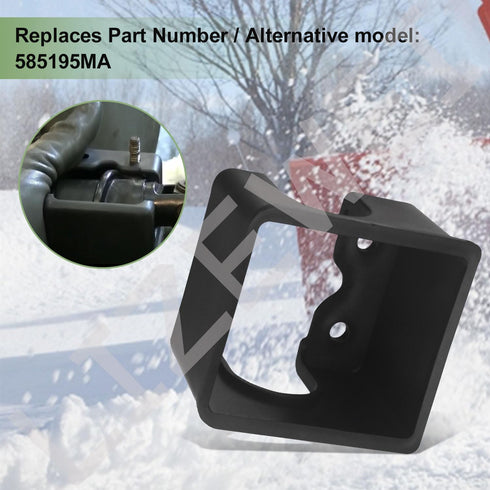 585195MA Snow Blower Chute Control Worm Gear Bracket Compatible with Murray & Craftsman Gas Snow Blowers 536888600, C950-52005-0, F2814-000, C950-...