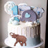 Elephant Cake Decoration Fondant Molds, Cute Silicone Mold Baby Elephant, for Kitchen Baking, Chocolate, Cookies, Butter, Marzipan, Flower Paste, ...
