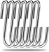 24 Pack 3 inch Heavy Duty S Hooks Pan Pot Holder Rack Hooks Hanging Hangers S Shaped Hooks for Kitchenware Pots Utensils Clothes Bags Towels Plant...