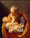 Posterizer 1 pcs-Saint Joseph and the Christ Child painting poster-Religious Posters-Gifts for Christians -Decor for Church, Sunday School Classro...