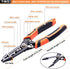 7-in-1 Wire Stripper Tool, Wire Stripper Cutters, Wire Stripper Crimper Pliers Electrical Stripping Tool for Electric Cable Stripping Cutting and ...