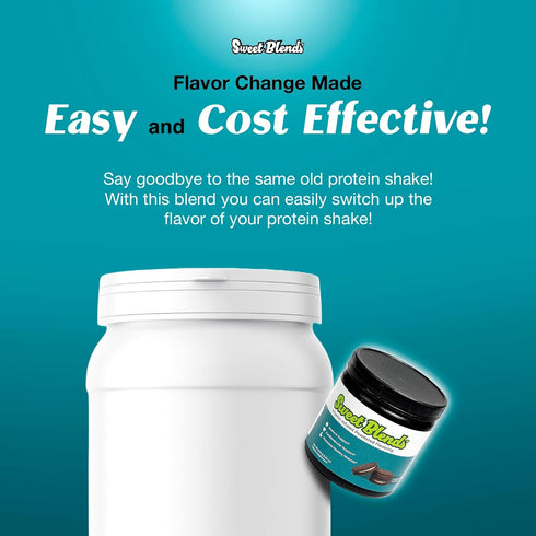 Protein Flavor - Cookies and Cream - Powdered Flavoring for Protein Shake with Daily Multi-Vitamin-20 Servings-Enhance Flavor & Customize Protein ...