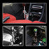 Sporacingrts Adjustable Short Shift Extension Shifter Knob with Adapters Compatible with Civic Integra CRX (Black)...