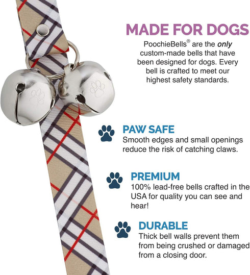 Original Handcrafted Potty Training Dog Doorbell – Excellence in Craftsmanship, One Size Fits All, Trainer-Recommended for 20+ Years, Made in USA,...