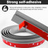 3.3Ft Carpet Floor Transition Strip, Self Adhesive Edging Trim, Floor Divider Strip, PVC Threshold Cover for Doorway with a Height Less Than 5 mm ...