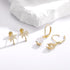 Leverback Earrings Set for Women 18K Gold Plated Cubic Zirconia Dangle Earrings Hypoallergenic Jewelry Gifts for Her...