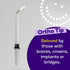 BURST Water Flosser Replacement Tips for Fresh Breath, Healthy Teeth & Gums, Plaque Removal Between Teeth, Braces & Dental Work - 2pk (Ortho)...