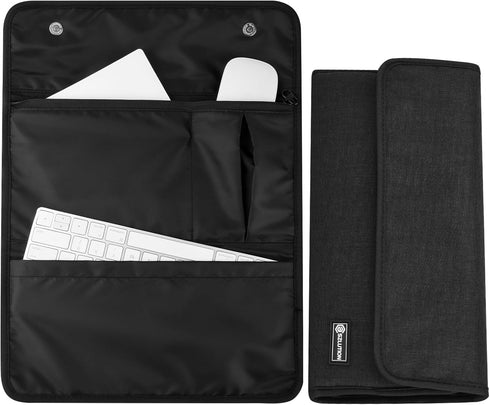 Travel Case Compatible with Apple Magic Keyboard + Magic Trackpad + Magic Mouse, Magic Keyboard Accessories Sleeve Case (Black)...