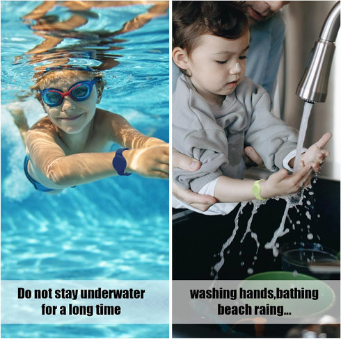 2pcs Kids Wristband for Airtag, Waterproof Light Silicone Bracelet Compatible with Apple Air Tag Adjustable Soft Watch Band Kids for GPS Tracking ...