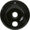 GE WB31T10015 Genuine OEM 8" Porcelain Burner Drip Bowl (Black) for GE Electric Ranges