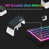 Womier Pudding Keycaps, PBT Keycaps 165 Keys Set Custom Keycap Set, Shine Through Keycaps OEM Profile, Universal Compatiability for 100%, 75%, 65%...