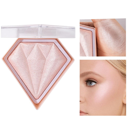 MEICOLY Baked Highlighter Powder Palette,Natural Face Highlighter Shimmer Powder,Long Lasting Glittery Highlighter Makeup Face Luminizer,03 Fairy ...