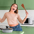 Wooden Spatula for Cooking 12.8 Inches Flat Wooden Spatula for Non Stick Cookware Long Handle Flat Frying Spatula Natural Wooden Cooking Utensils ...