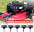 Crafts Man Lawn Mower Blade Sharpener for Any Power Hand Drill by (5 Packs Blue)...