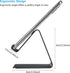 Cell Phone Stand, Desk Phone Holder, Cradle, Dock, Compatible with All 4-8inch Phones, Office Kitchen Traveling Accessories T1 Black...
