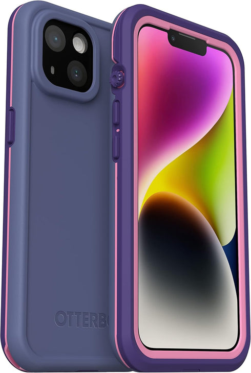 OtterBox FR? Series Waterproof Case with MagSafe (Designed by LifeProof) for iPhone 14 Plus - VALOR (Purple)...