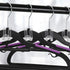 Mlici Hanger Hooks Space Saving, 60 Pack Clothes Hanger Connector Hooks, Transparent Stackable Clothes Hangers with Hooks for Closet Organizer (Cl...