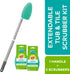 Scotch-Brite Extendable Tub & Tile Scrubber Kit, Includes 1 Handle and 3 Non-Scratch Scrubber Pads...