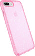 Speck 103123-6603 Products Presidio Clear + Glitter Case for iPhone 8 Plus (Also fits 7 Plus and 6S Plus/6 Plus), Bella Pink With Gold Glitter/Bel...