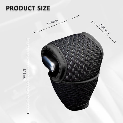 Car Gear Shift Knob Cover,Breathable Car Gear Shifter Cover for Protecting Shifter Knobs,Universal Car Shifter Cover Car Interior Accessories for ...
