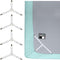 HOME GENIE Stay in Place Heavy Duty Adjustable Fitted Bed Sheet Straps, Easy Install, No Mattress Flipping, Wrinkle Free Bedding Sheets Fasteners,...