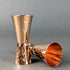 Sertodo Copper Double Sided Jigger, 1 oz and 2 oz Measured Shots, Hand Hammered 100% Pure Copper, Single...