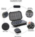 Goture Small Tackle Box,Waterproof Fishing Lure Boxes, 2 sided adjustable Small Plastic Case Small Box Storage Containers Black SMALL 6.69'' X 4.3...