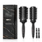 2 in 1 Ceramic Round Brush for Blow Drying,Great for Cut Drying Time,for Hair Styling, Anti-static Brush, Enhance Texture Volume, for Women & Men....