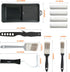 11Pcs 4inch Small Paint Roller Kit Paint Roller Brush Set with 4 Brushes and Covers Frame, Tray for Household Painting, Cabinet Wall Paint Rollers...