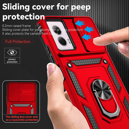 SunStory for Motorola Moto G Power 5G 2024 Case with HD Screen Protector & Slide Camera Cover & Kickstand, Moto G Power 5G 2024 Phone Case [Milita...