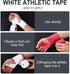 6 Rolls Athletic Tape Set - 4 Rolls Foam Pre Wrap & 2 Rolls White Athletic Tape, Underwrap Soft Foam Strip White Sports Tape, Protecting Ankles Wr...