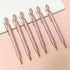 Stylus Pens for Touch Screens, 6 Pack Rose Gold Inspirational Pens, 1.0mm Medium Point BallPoint Pens, Cute Pens Nurse Gifts Office Supplies for W...